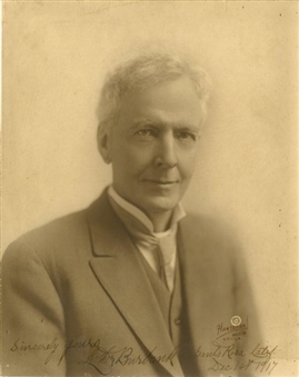 Luther Burbank Signed 1917 Photograph
